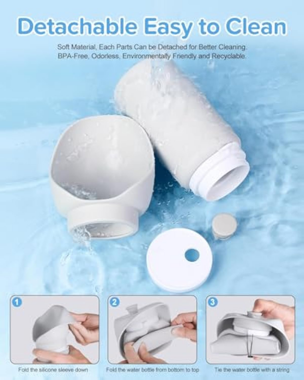 PawNest™ HydrateGo Travel Water Bottle
